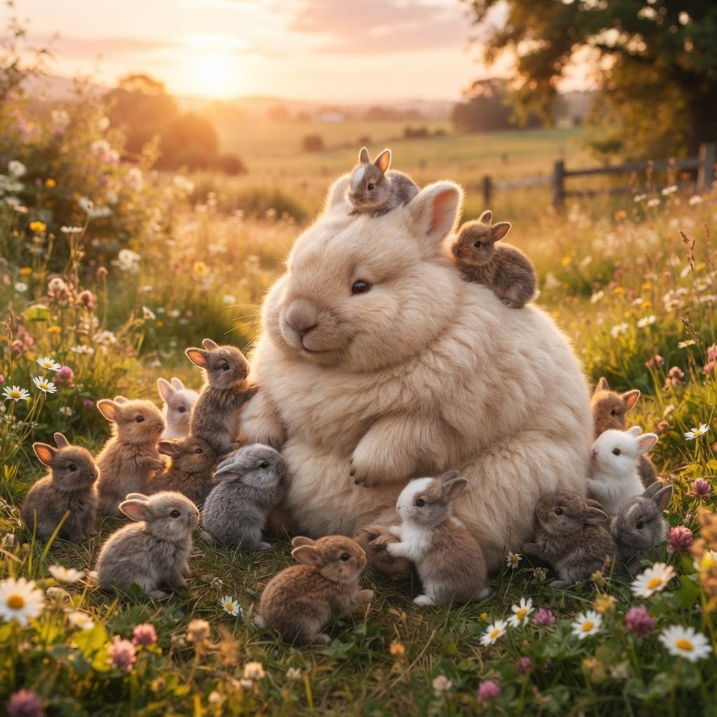 Community Power — One bunny. Thousands of believers.